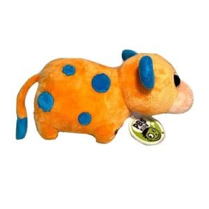 PBS Kids Guno Orange Cow Plush 11” Stuffed Cow P1